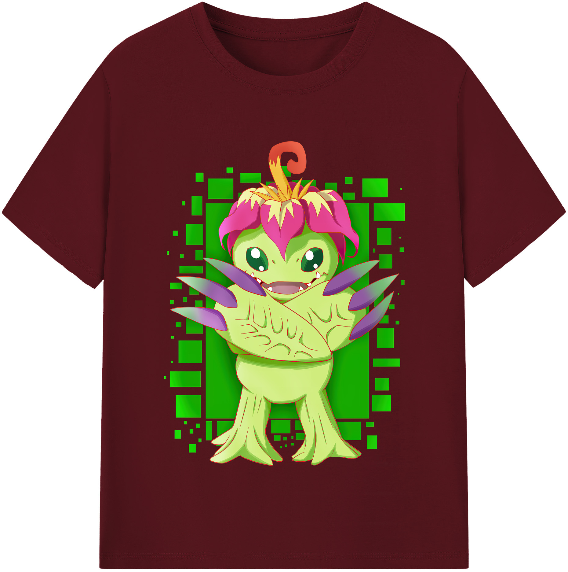 （画像用） Digimon デジタルモンスター/デジモン 綿100％半袖Tシャツ（フロントプリント）